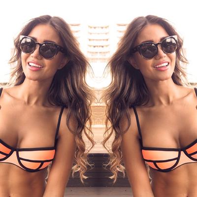 Pia Muehlenbeck in a bikini