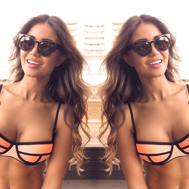 Pia Muehlenbeck in a bikini