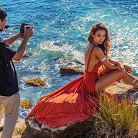 Pia Muehlenbeck in a bikini