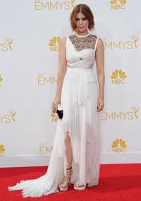 Kate Mara at the 66th annual Primetime Emmy Awards, arrivals August 25, 2014