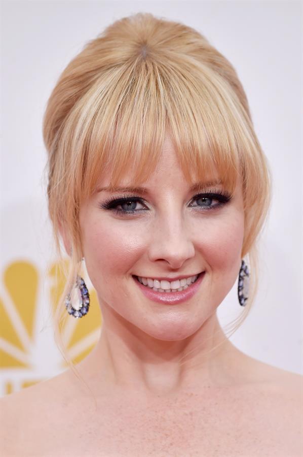 Melissa Rauch at the 66th annual Primetime Emmy Awards, August 25, 2014