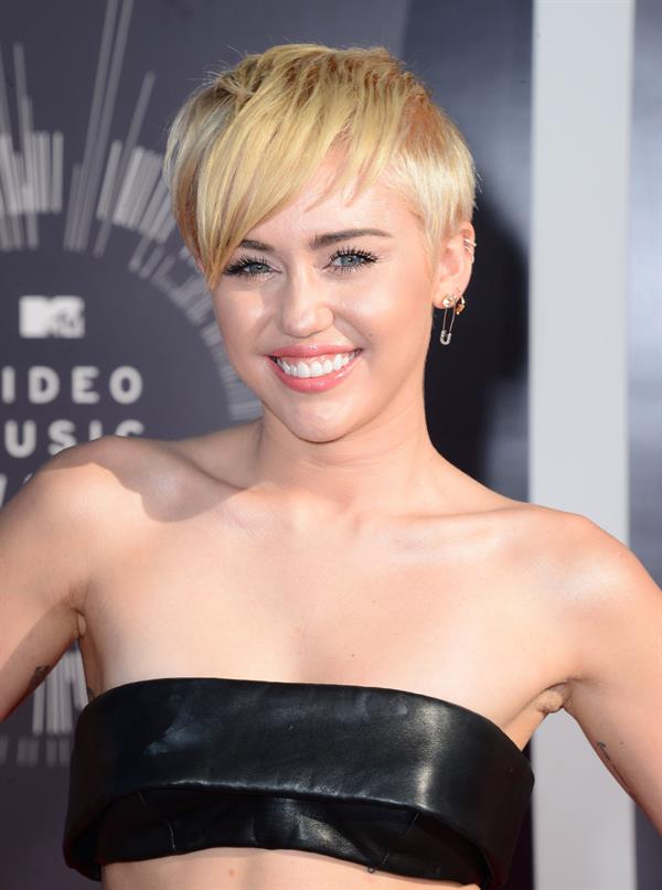 Miley Cyrus at the MTV Video Music Awards Aug. 24, 2014