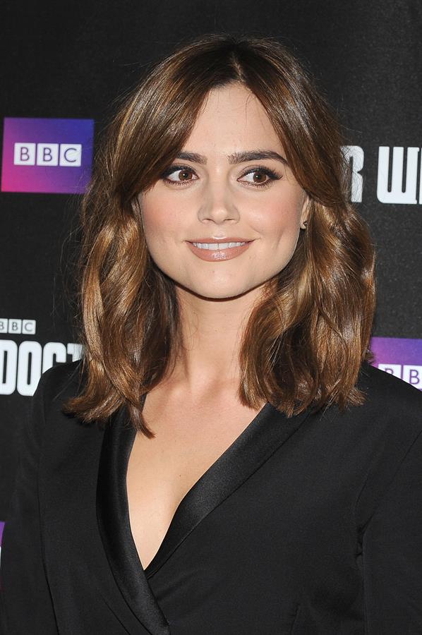 Jenna Coleman Dr. Who premiere in London August 23, 2014