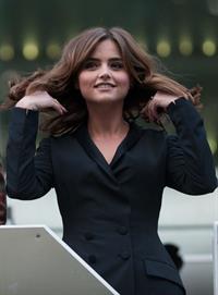 Jenna Coleman Dr. Who premiere in London August 23, 2014