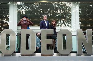 Jenna Coleman Dr. Who premiere in London August 23, 2014