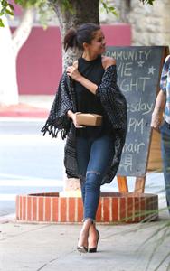 Selena Gomez out for dinner in L.A. August 21, 2014