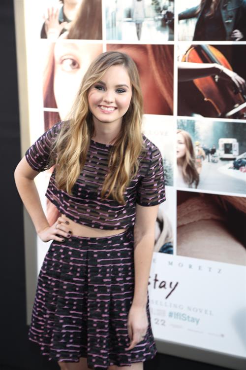 Liana Liberato at the premiere of If I Stay August 20, 2014