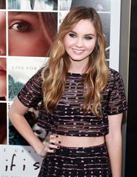 Liana Liberato at the premiere of If I Stay August 20, 2014