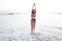 Melody Le in a bikini