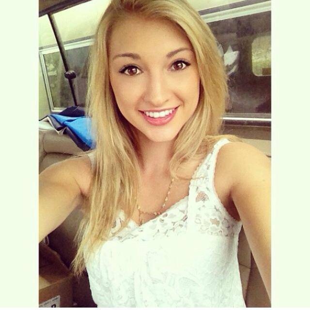 Anna Faith Carlson taking a selfie