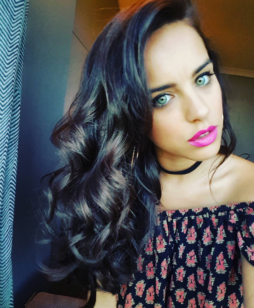 Georgia May Foote taking a selfie