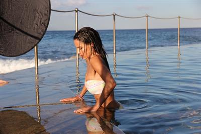 Rhiannon Fish in a bikini