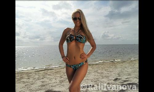Rali Ivanova in a bikini
