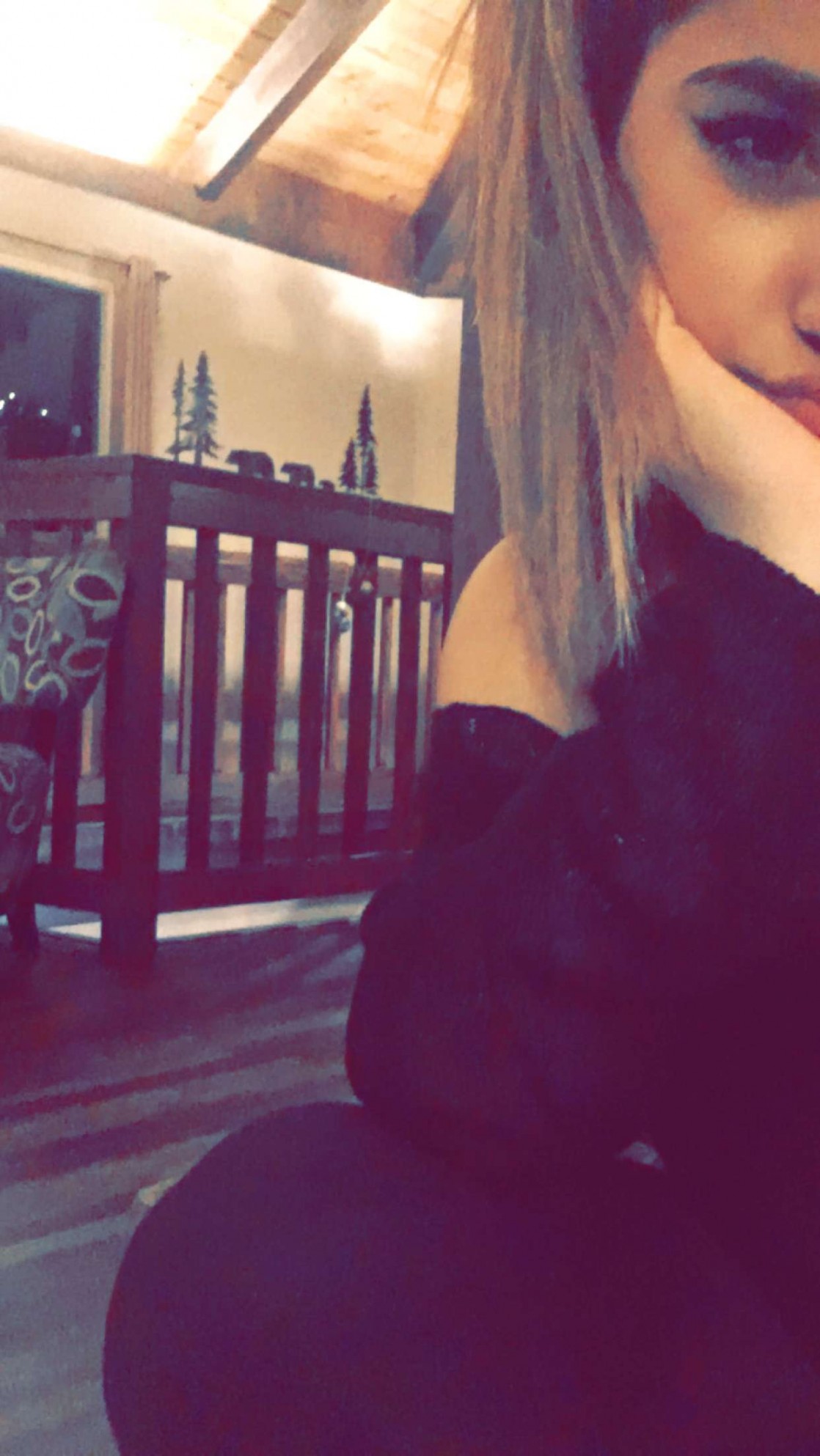 Becky G taking a selfie