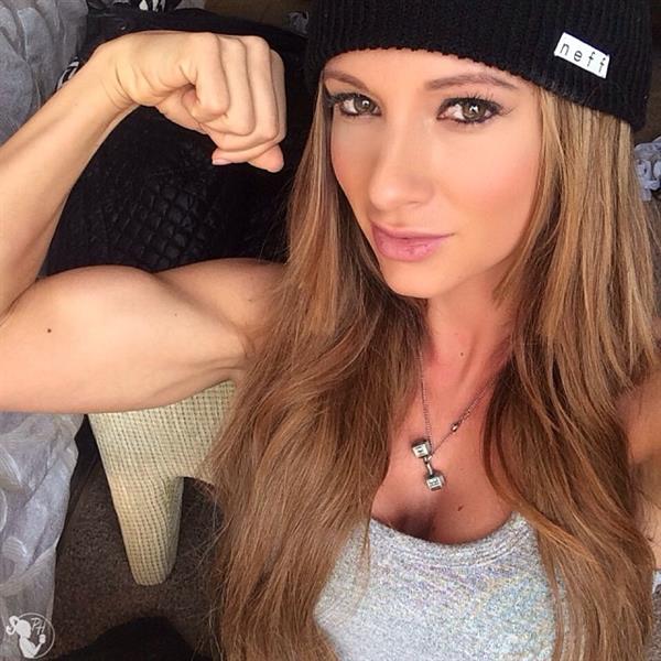 Paige Hathaway taking a selfie