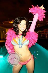 Emily Tisdale in a bikini