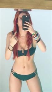 Bella Thorne in lingerie taking a selfie