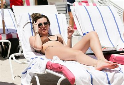 Bella Thorne in a bikini