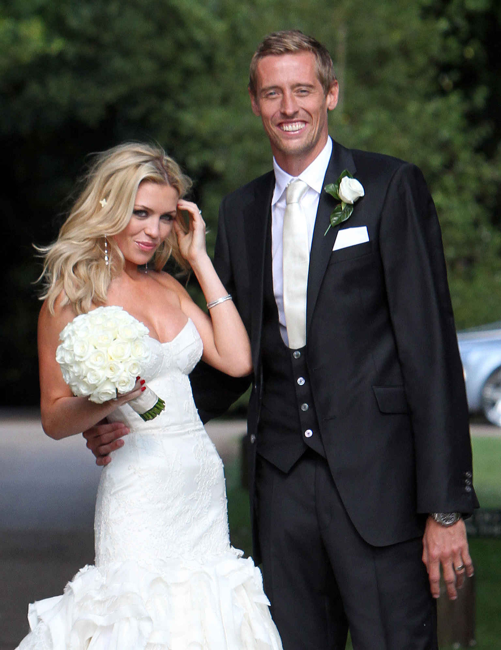 Abigail Clancy wedding day June 30, 2011