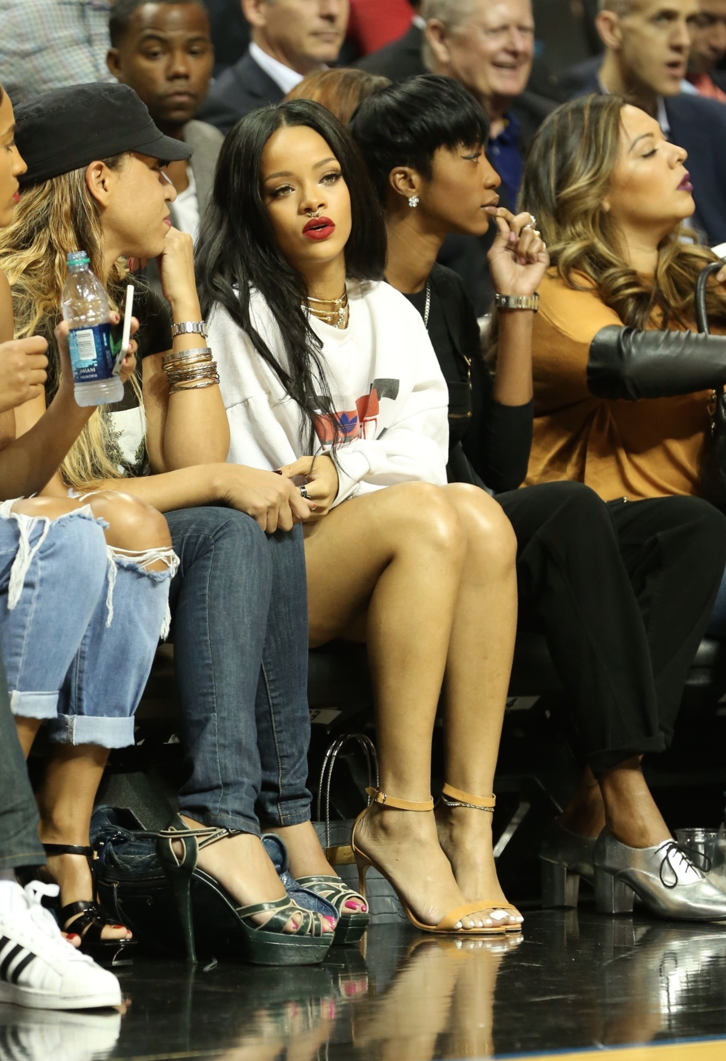 Rihanna at 2014 Summer Classic Charity Basketball Game, NYC August 21, 2014