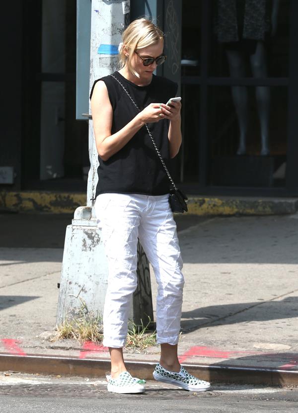 Diane Kruger out and about in New York City August 20, 2014