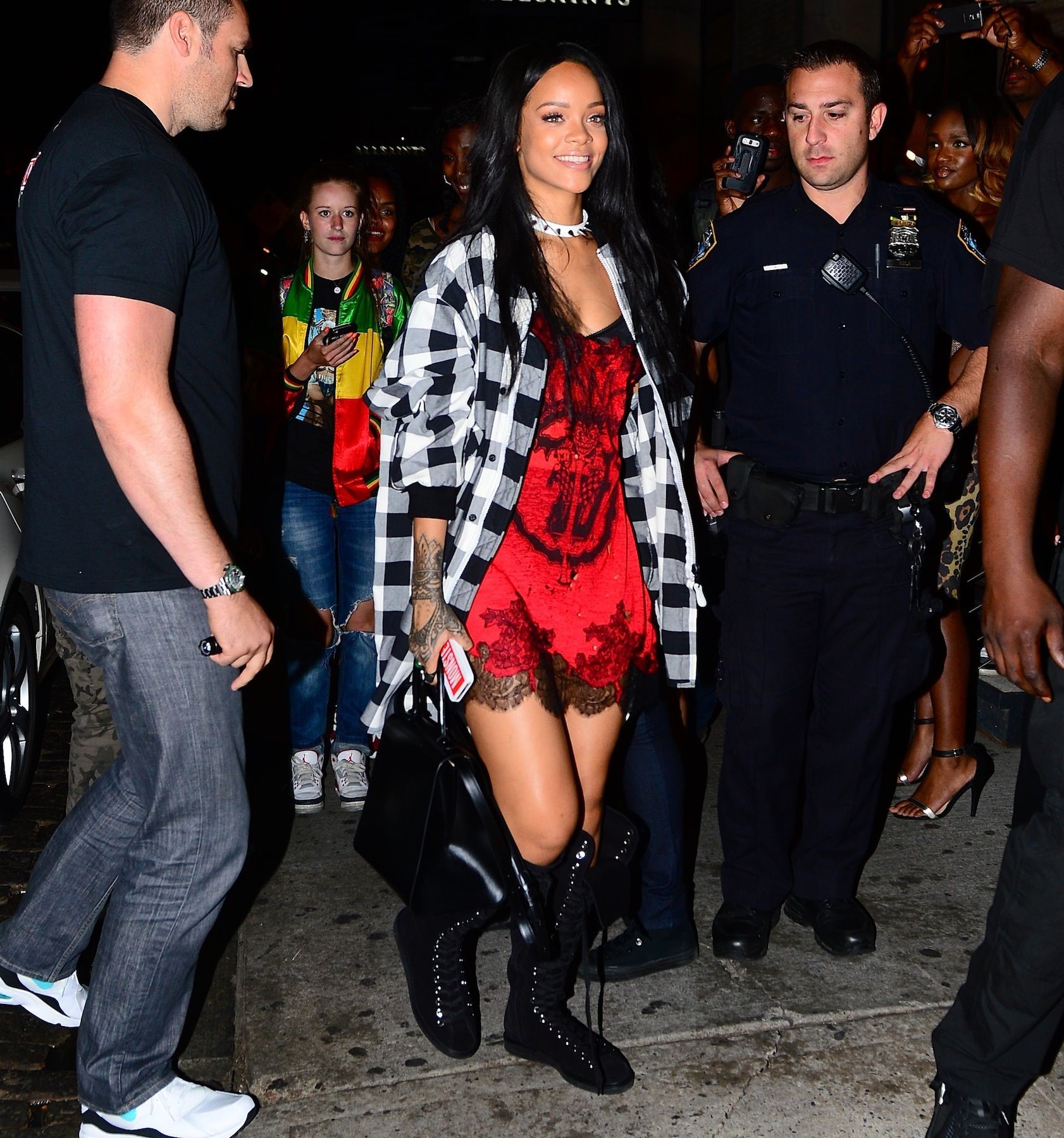 Rihanna arriving at VIP Nightclub August 18, 2014