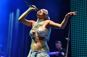 Rita Ora performs on Day 2 of the V Festival August 17, 2014