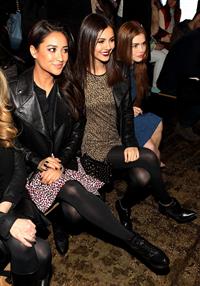 Victoria Justice DKNY Women during Fall 2013 Mercedes -Benz Fashion Week in NY 2/10/13 