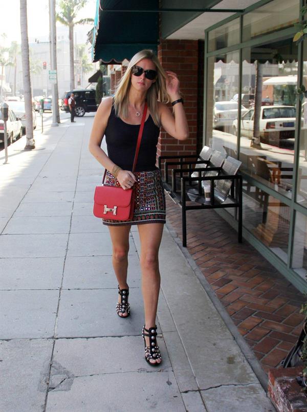 Nicky Hilton stop at a nail salon in Beverly Hills October 22, 2013