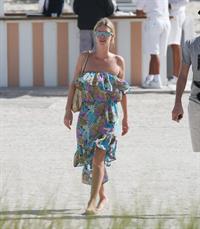 Nicky Hilton Hotel pool in Miami - December 31, 2012