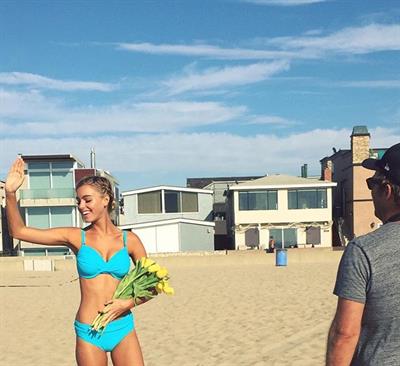 Elizabeth Turner in a bikini