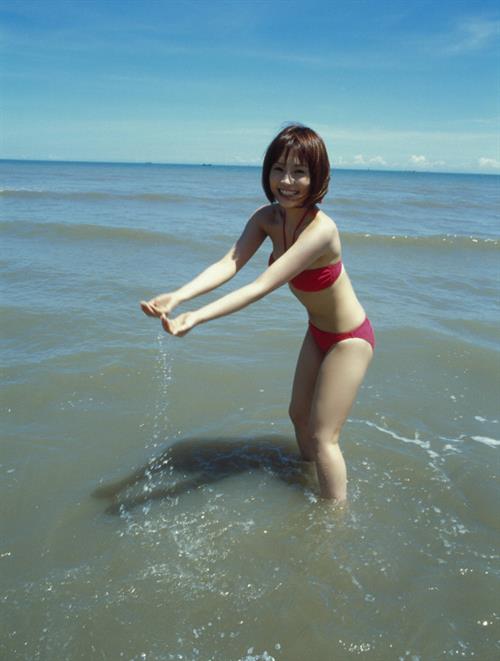 Natsumi Abe in a bikini