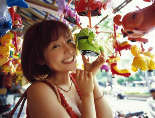 Natsumi Abe in a bikini