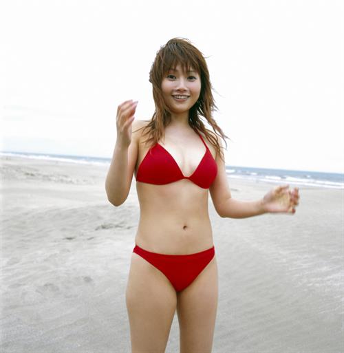 Natsumi Abe in a bikini