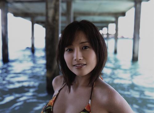Natsumi Abe in a bikini