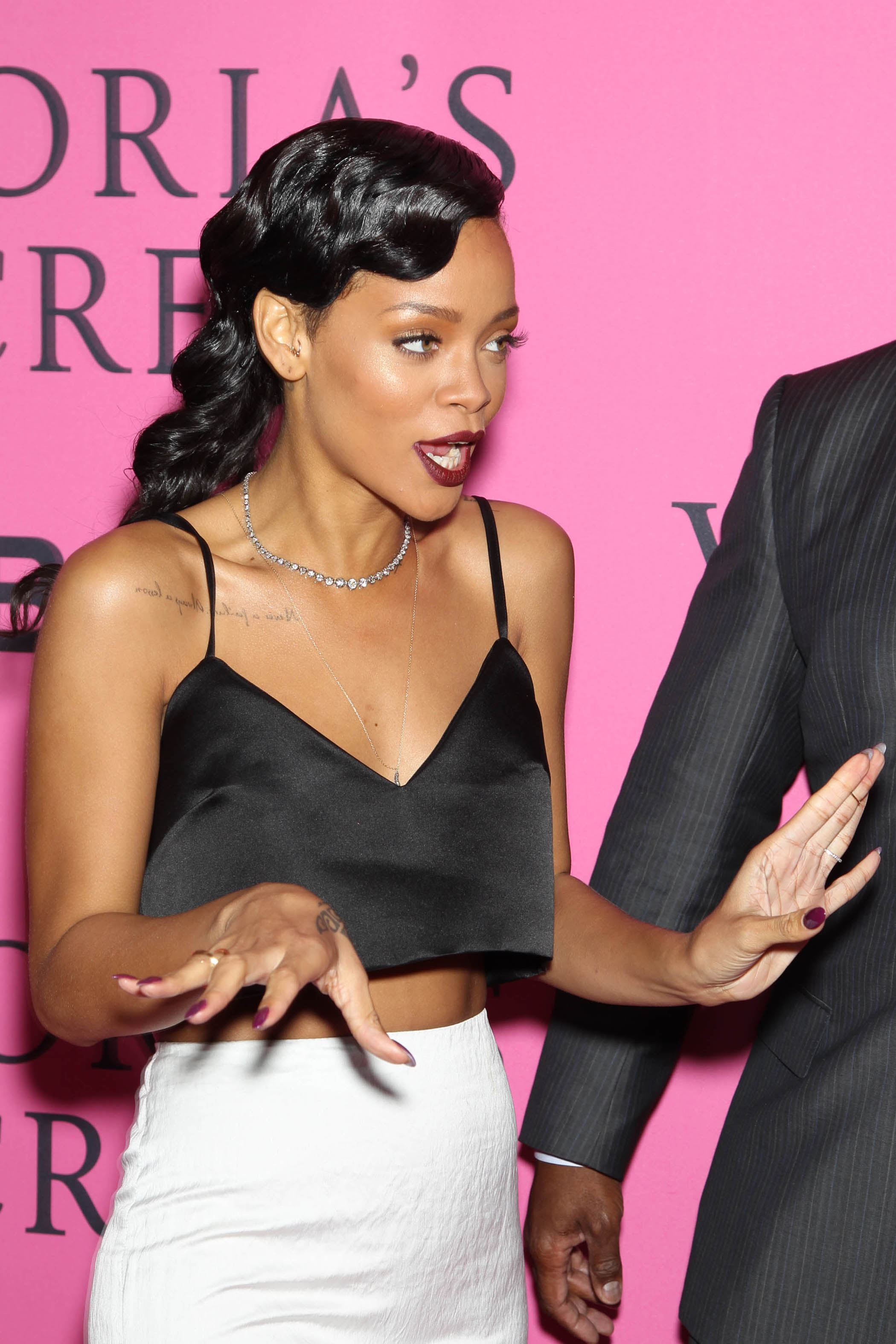 Rihanna - 2012 Victoria's Secret Fashion Show Pink Carpet