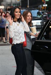 Olivia Munn - Late Show with David Letterman, NYC - August 20, 2012
