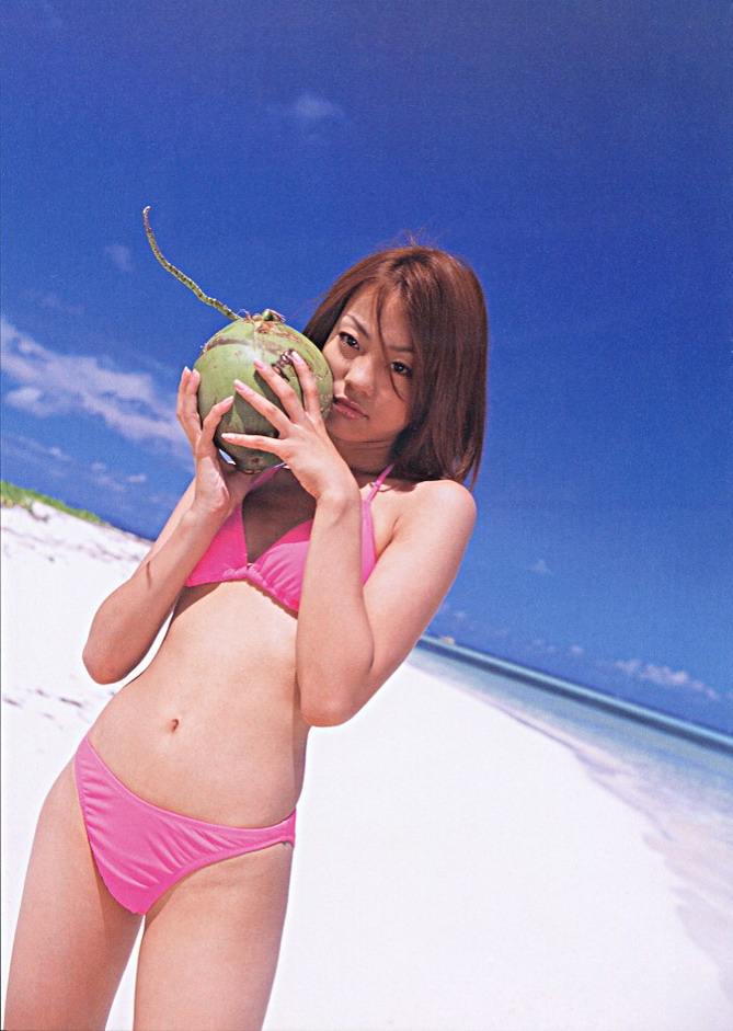 Yu Abiru in a bikini