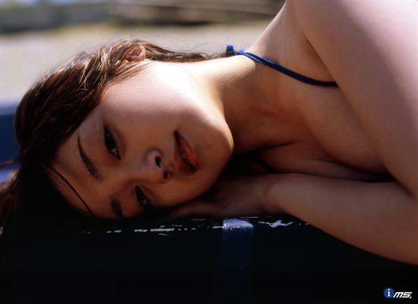 Yumi Adachi in a bikini