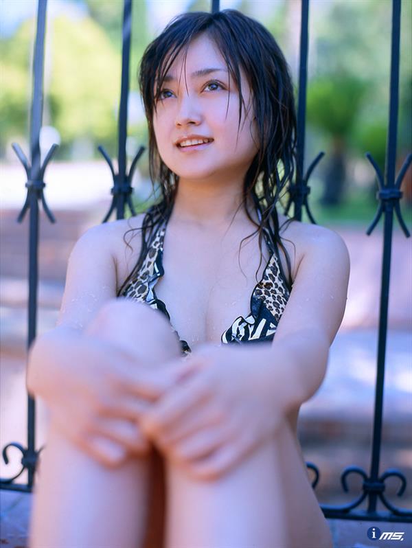 Yumi Adachi in a bikini