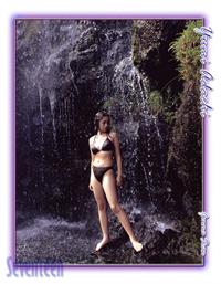 Yumi Adachi in a bikini