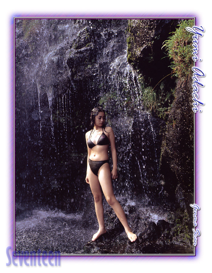Yumi Adachi in a bikini