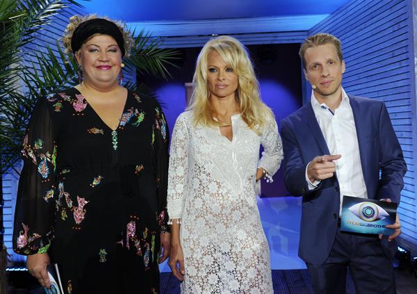 Pamela Anderson Attends the TV Show Promi Big Brother in Berlin 24.09.13 