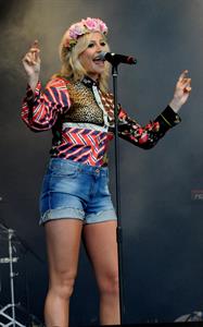Pixie Lott performs at the Cornbury Music Festival at Great Tew Estate on June 29, 2012 in Oxford, England