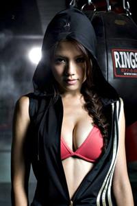 Chrissie Chau in lingerie