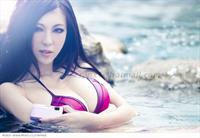 Cynthia Gang Xiao Xi in a bikini