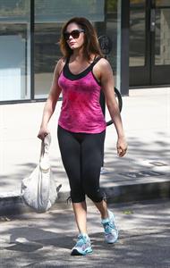 Rose McGowan - leaves a gym in Los Angeles October 4, 2012