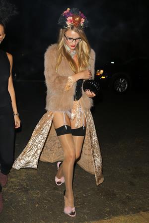 Rosie Huntington-Whiteley - At A Halloween Party In Beverly Hills October 26, 2012