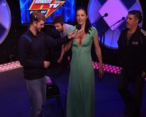 Adrianne Curry At The Howard Stern Show