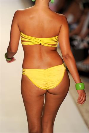 Adrienne Bailon Mercedes Benz Fashion Week Swim at the Raleigh - July 15, 2011